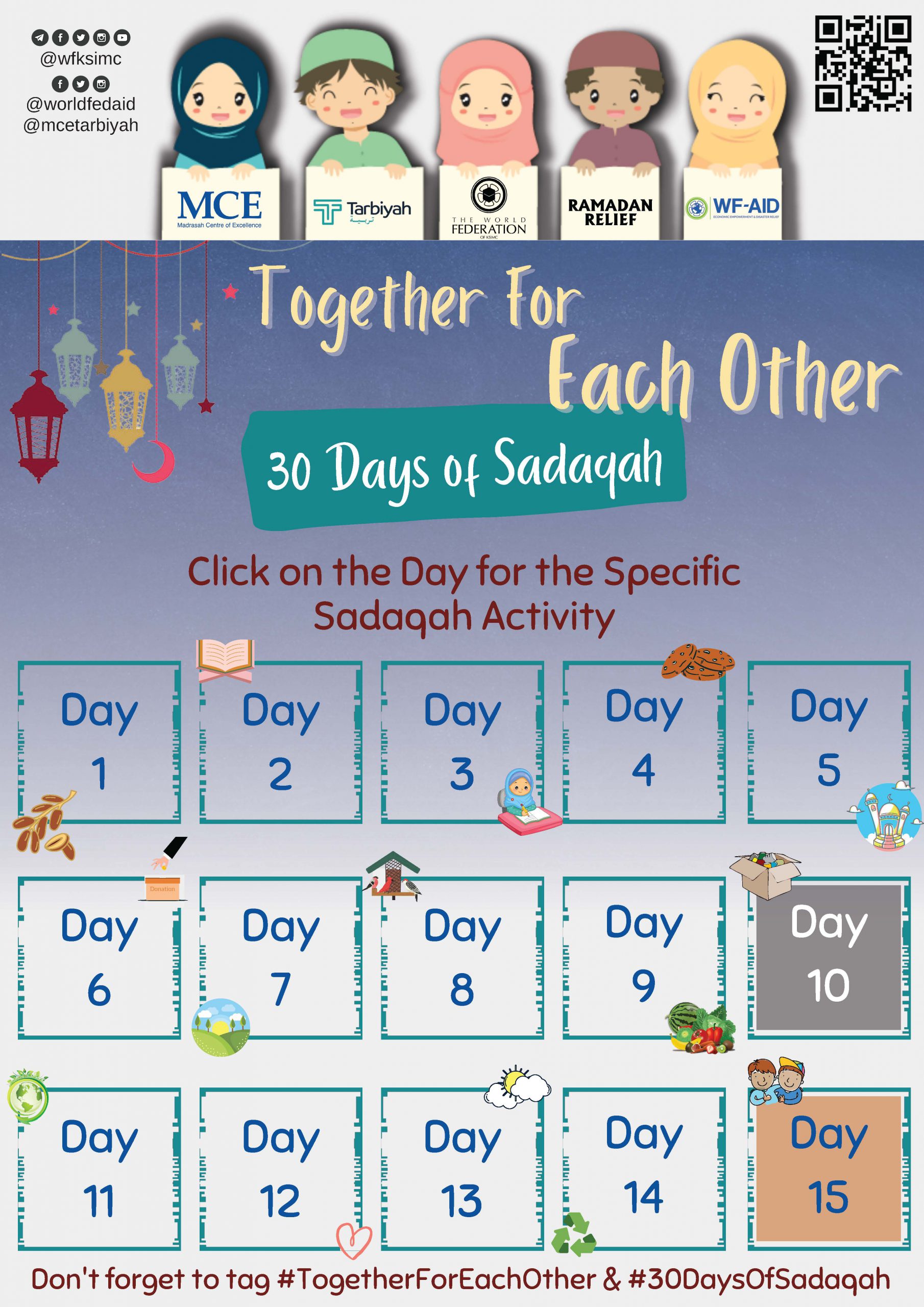 CHILDRENS RAMADHAN CALENDAR – FILLED WITH DAILY ACTIVITIES