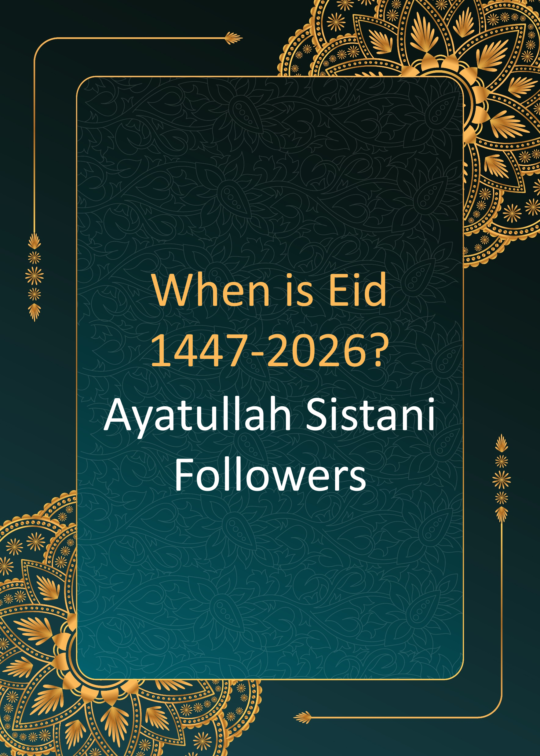 17-03-2026 – When is Eid 2026